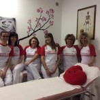 LE NOSTRE CORSISTE DURANTE UNA PAUSA DEL CORSO DI MASSAGGIO – SEDE DI LATISANA